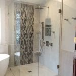 frameless glass shower design